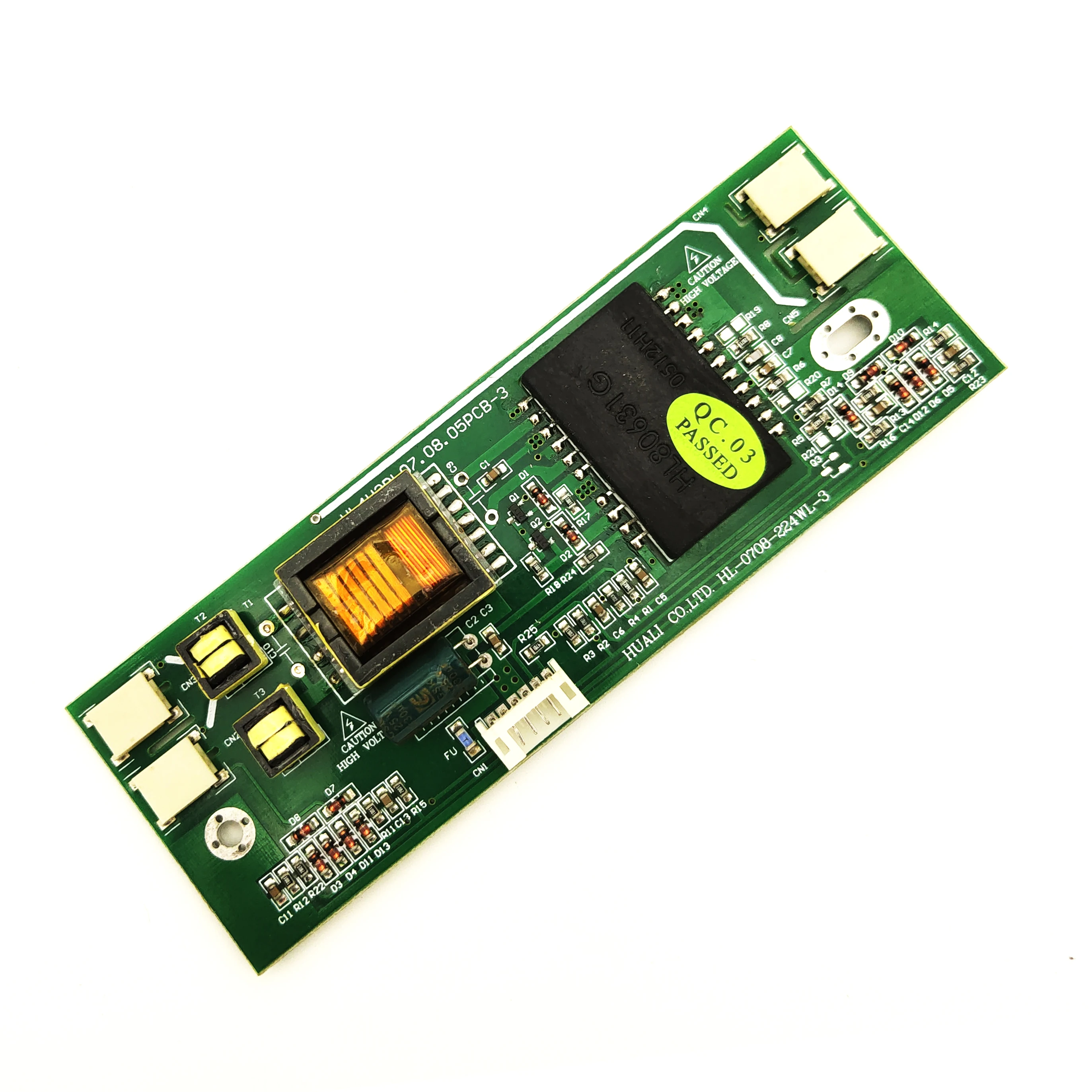 HL4W2BL07.08.05PCB-3 LCD Universal Empat Lampu Mulut Kecil Papan Tegangan Tinggi Mendukung 12-24 Inci 4 Layar Cahaya HUAL1