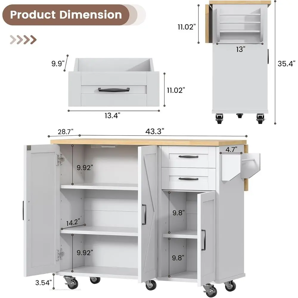 Thumbnail 3 - #9 Rolling Kitchen Islands List of Top Picks