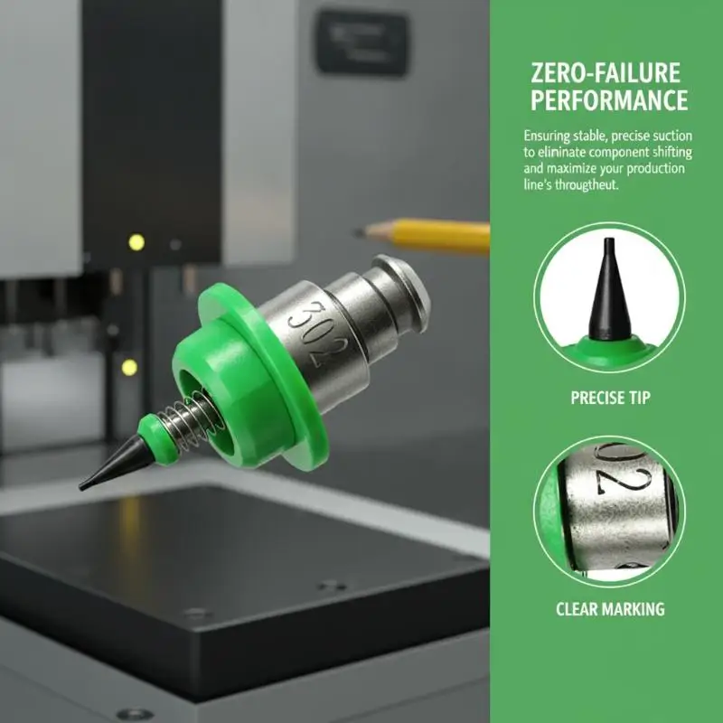 Pick and Place Nozzle 500 501 502 to 508 Models Anti-Static Durable SMT Part for Industrial Manufacturing