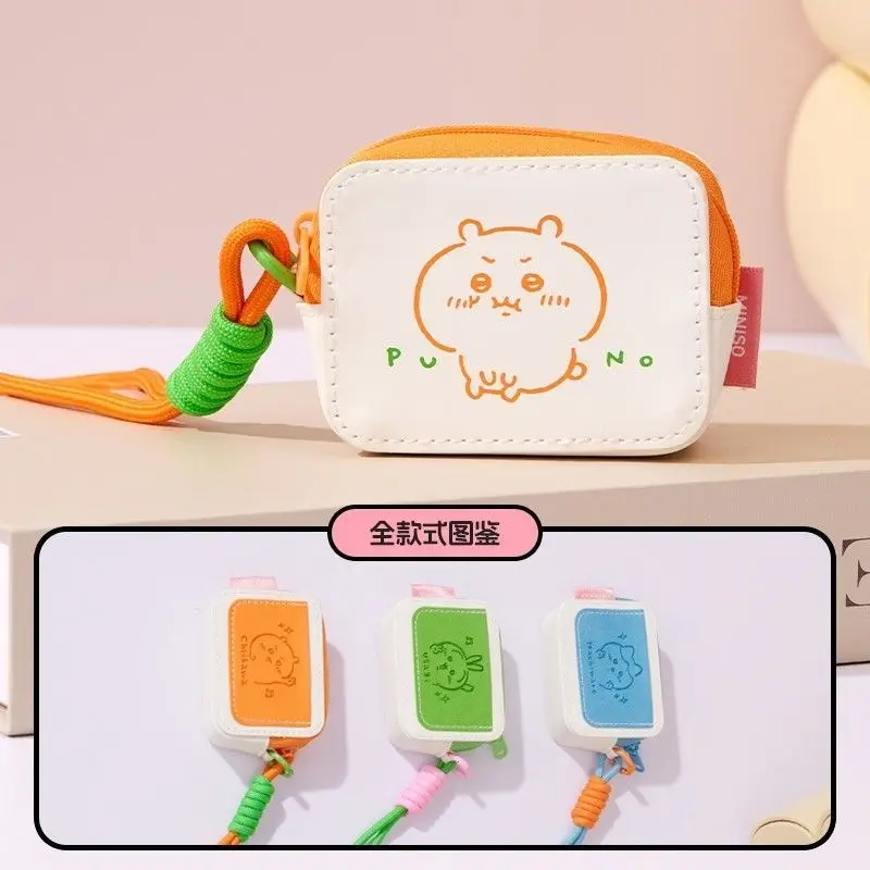 Girl Hachiware New Leather Earphone Case Cute Storage Student Kawaii Cartoon Hachiware Usagi Creativity Gift Bags for Woman