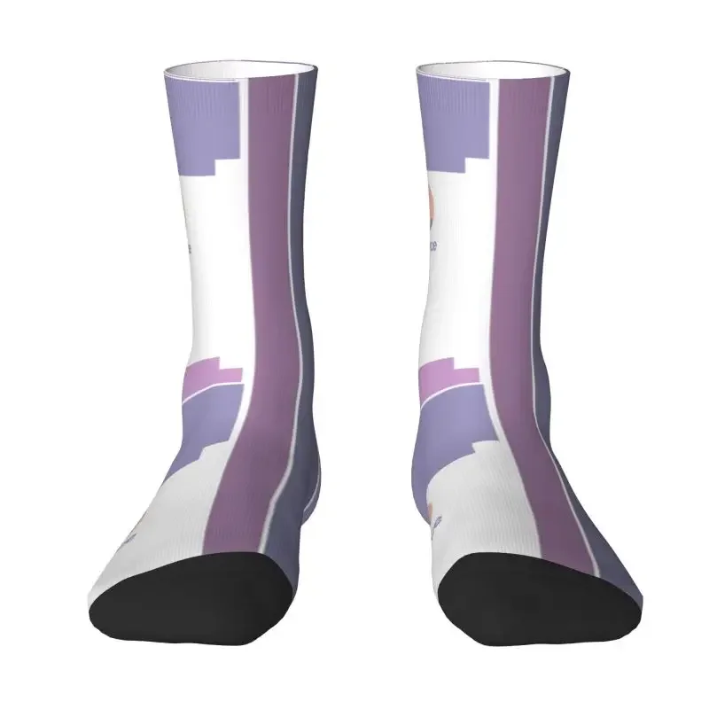 Florence By Mills Mens Crew Socks Unisex Fashion 3D Printing Dress Socks