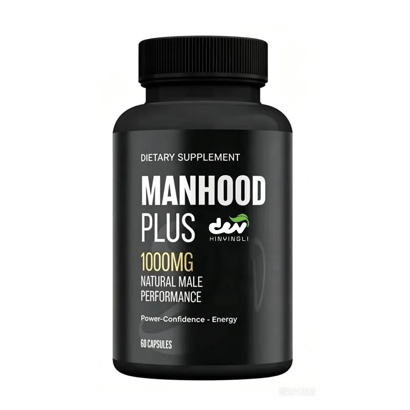 30/60 Capsules Manhood Plus,it Elevates Sexual Performance,Improves Muscle Strength,Fuels Mental Focus for An.Natural Supplement