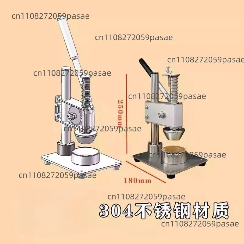Stainless Steel Tart Tray Pressing Machine Manual Cookie and Fruit Tart Tray Baking Tool