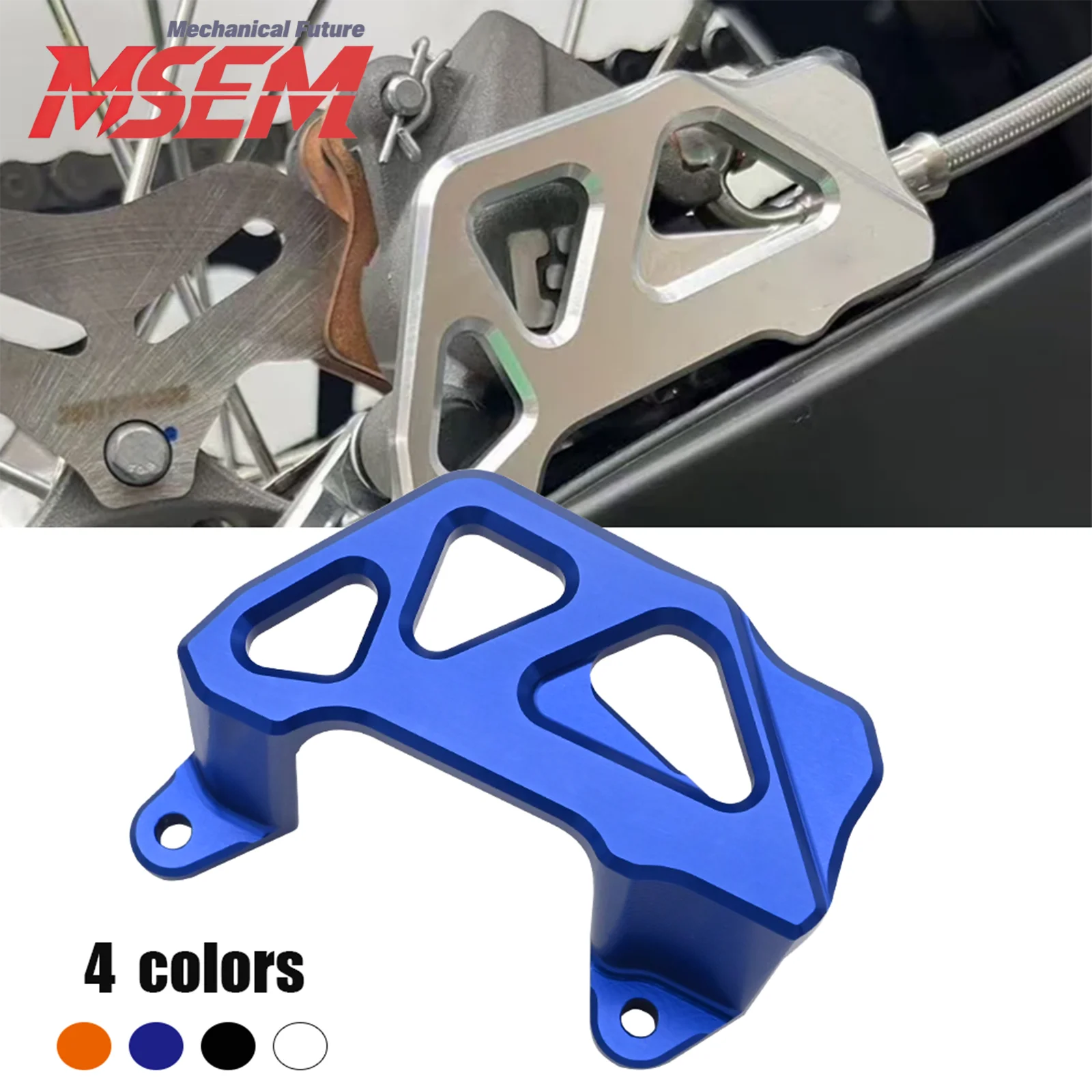 Protector de Caliper Trasero CNC, Protector de Disco de Freno Trasero ​ Para Husqvarna FE FC 125-501 Para KTM EXC EXCF SX SXF XC XCW XCFW