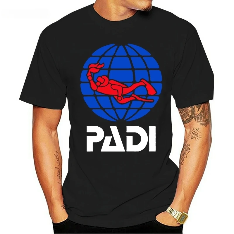 Midnite Star PADI T Shirt Summer Short Sleeve Cotton scuba driver padi T-Shirt Mans Tshirt Tops Tees