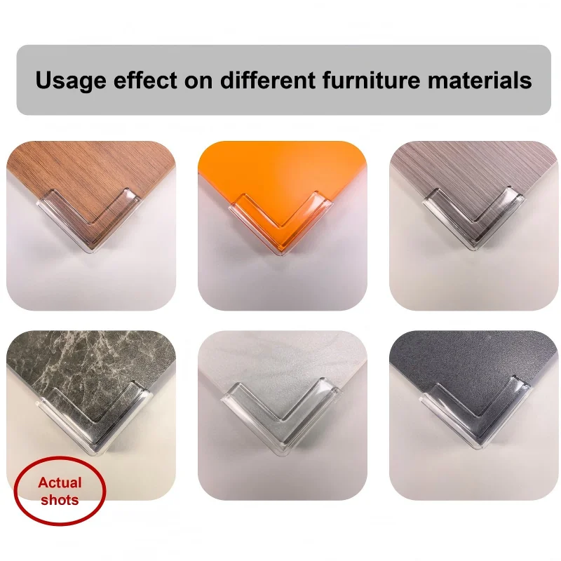 16 Adet Şeffaf Görünmez Ultra İnce PVC Pencere Köşe Koruyucuları, Pencereler ve Tüm Keskin Mobilya Köşeleri için Bebek Güvenlik Tamponları