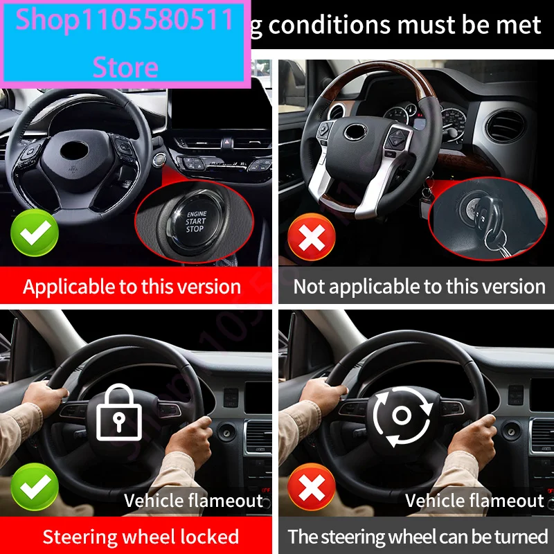 Remote Key Starter,For Toyota Alphard Vellfire  30 Series 2015-2023 Interior Upgraded Modification accessories 2022 2021 2020