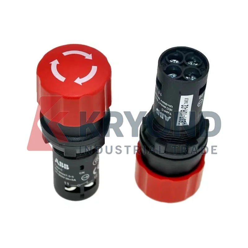ABB CE Series CE3T CE4T Emergency Stop Push Button Switch Twist Release Type for Industrial Control and Automation Equipment