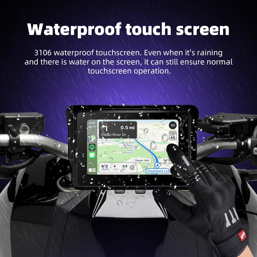 EKIY Spezielle Für BMW R1200GS R1250GS R1300GS F800 F850 F900 S1000XR Drahtlose CarPlay Moto Android Auto GPS Motorrad Navigation – Detail 11