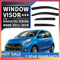 New For Daihatsu Sirion M300 M600 2004-2018 Car Window Visor Awning Shelters Windshield Side Window Rain Sun Shade Auto Accessor