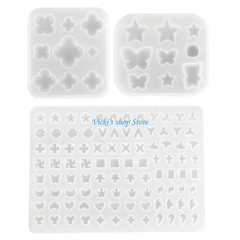 

C1FC Stylish Earring Creation Sturdy Silicone Mould for Unique Styles Enthusiasts