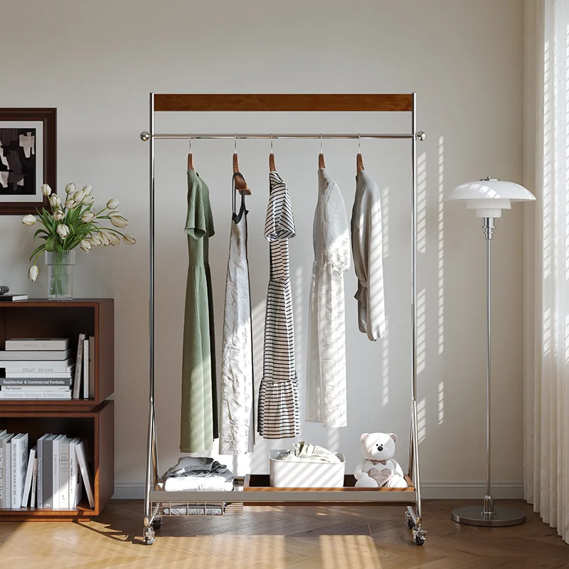 رفوف معطف تخزين فرنسية بسيطة من الخشب الصلب لغرفة المعيشة رفوف معطف بسيطة أثاث عتيق حديث Percheros Para Ropa