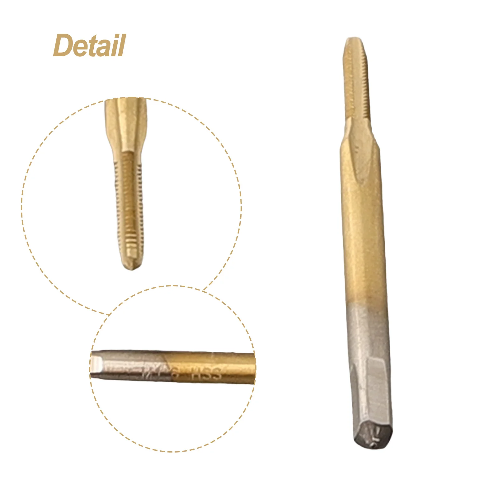 Сверла с резьбовым покрытием Сверла из быстрорежущей стали HSS M1-M1.8 Сверла для метчиков с прямой канавкой Ручные инструменты