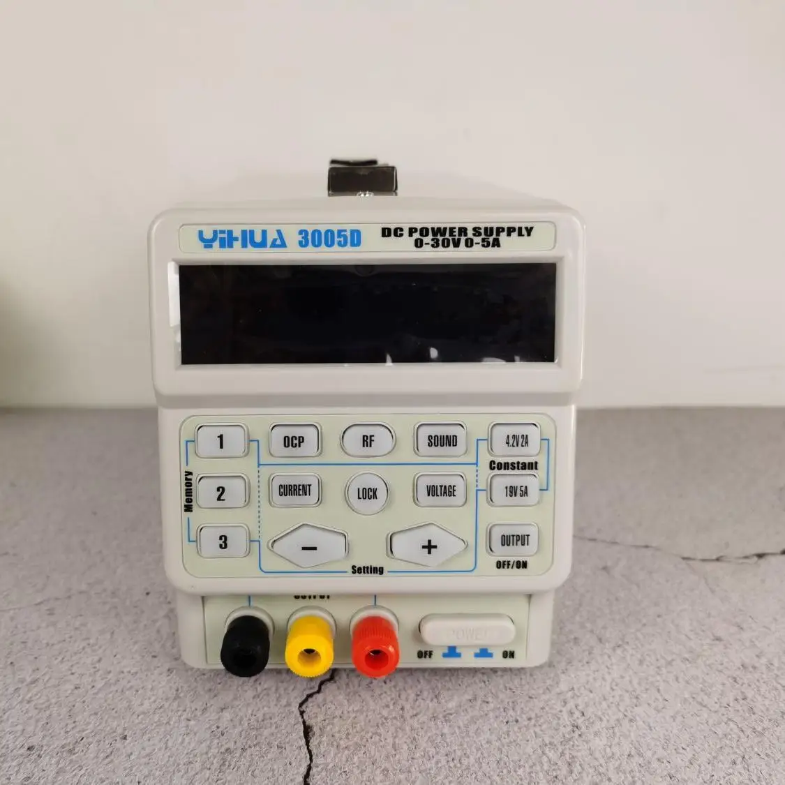 Imagem -05 - Yihua 150w 3005d 5a 30v dc Fonte de Alimentação de Laboratório Ajustável Fonte de Alimentação Digital Programa-controlada Fonte de Alimentação de Comutação