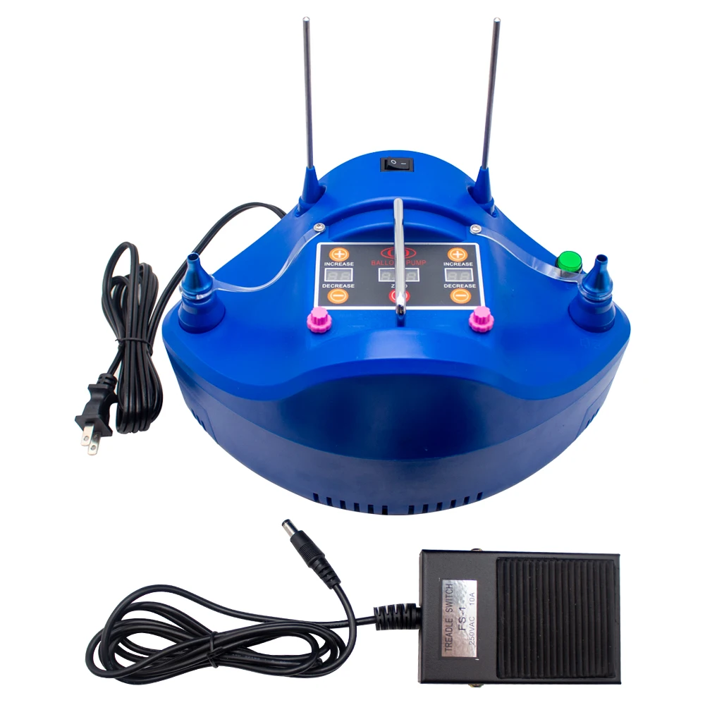 Inflator Quantitativo do Balão da Bomba Elétrica do Balão da Precisão 220v com o Interruptor do pé do Contador do Temporizador de Digitas Cd608