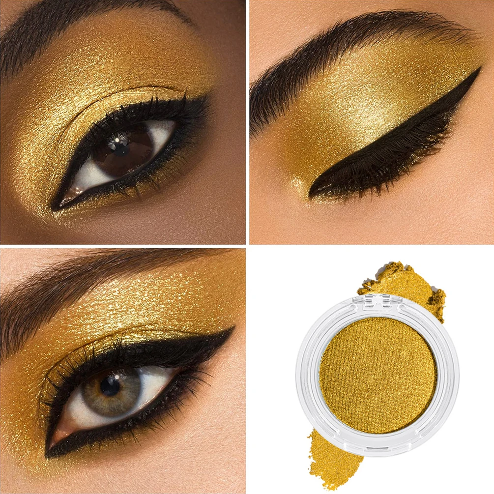 Sombra de marca própria de 10 cores, logotipo personalizado, diamante perolado, monocromático, purê de batata, sombra de olhos em massa, maquiagem cintilante