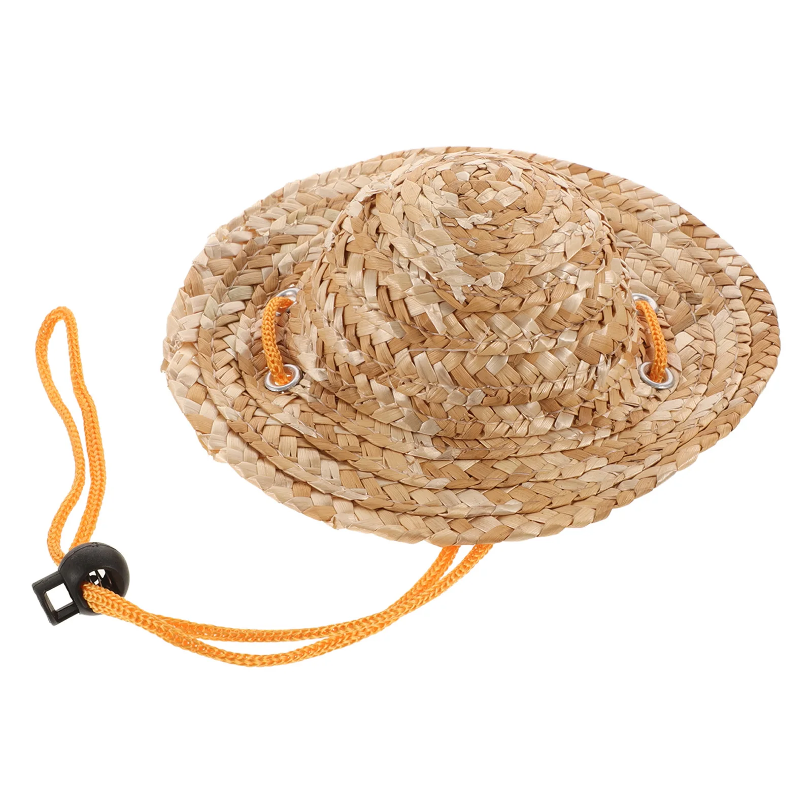 

Pet Sun For Dogs Adjustable Straw Hat Uv Protection Outdoor Garden Beach Wear Small S Dog Hats Pet Straw Hat