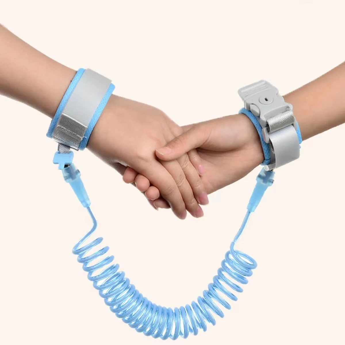 Infants and Young Children Anti-go Bracelet out Travel Anti-release Bracelet 2m Contraction Spring Rope Traction Rope Anti-lose