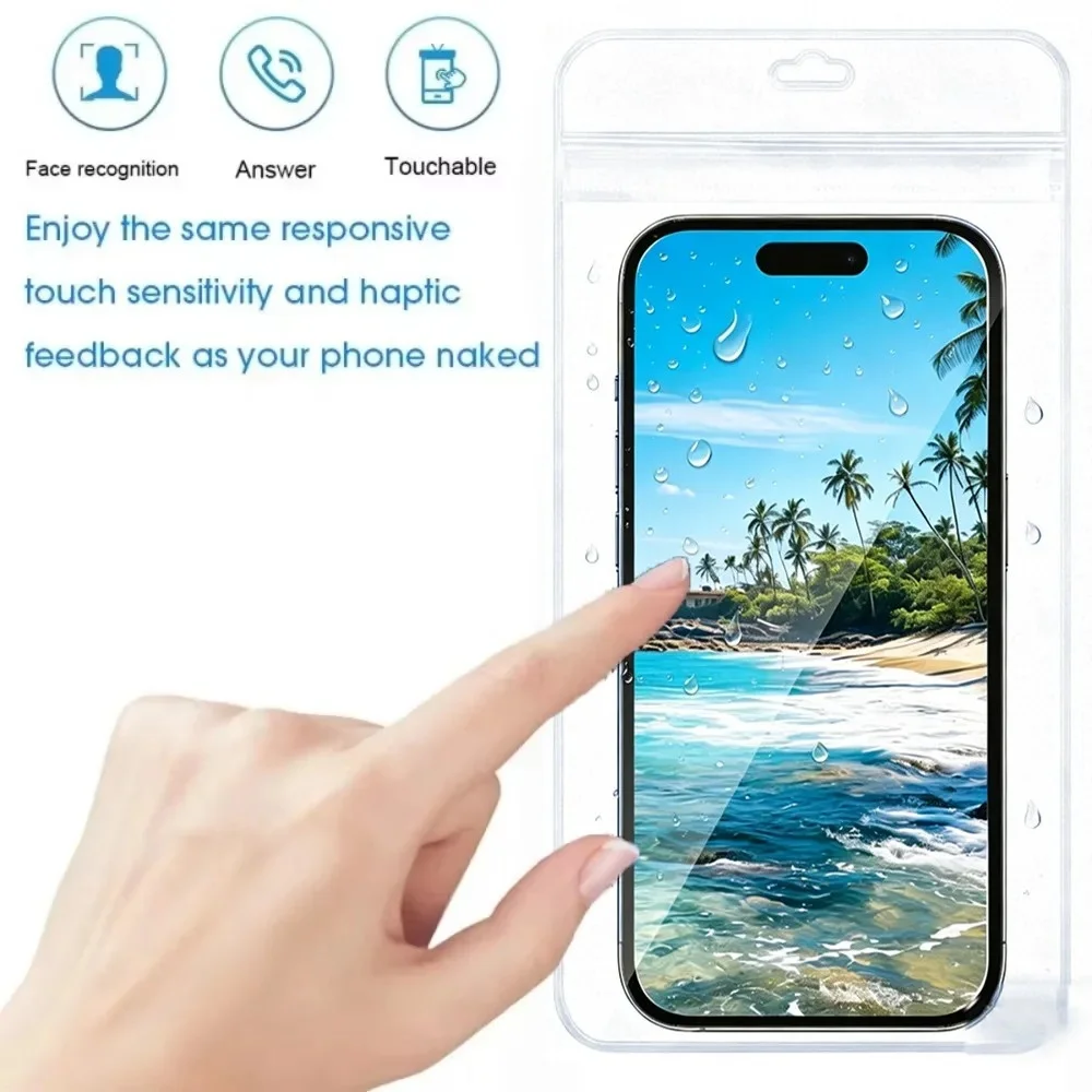 Swimming Waterproof Phone Case Waterproof Bag Large Capacity Mobile Phone Pouch Rainproof Cover for iPhone Samsung Xiaomi Huawei