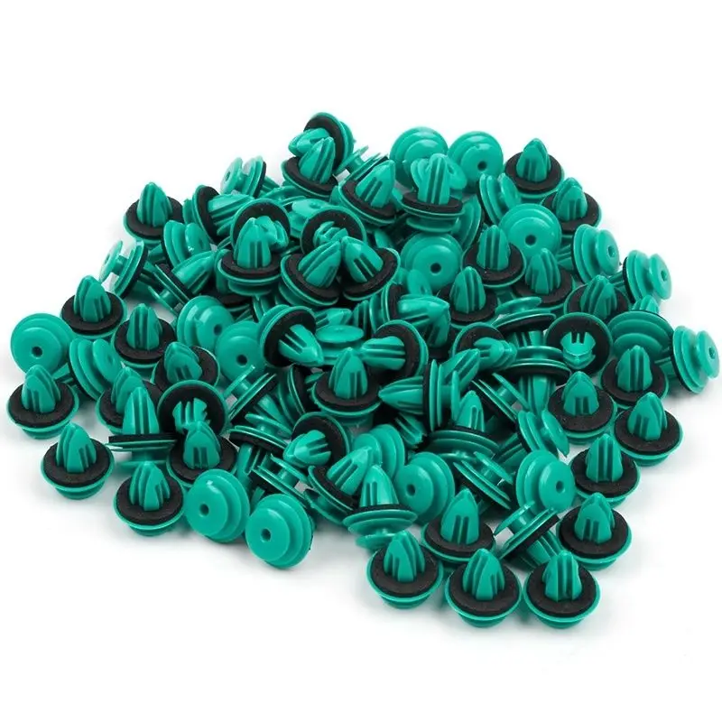 SEAMETAL 100Pcs Auto Fastener Clips Universal Tür Trim Panel Clip Befestigungen Auto Stoßstange Nieten Clamp Push Motoren Clip accessori – Detail 4