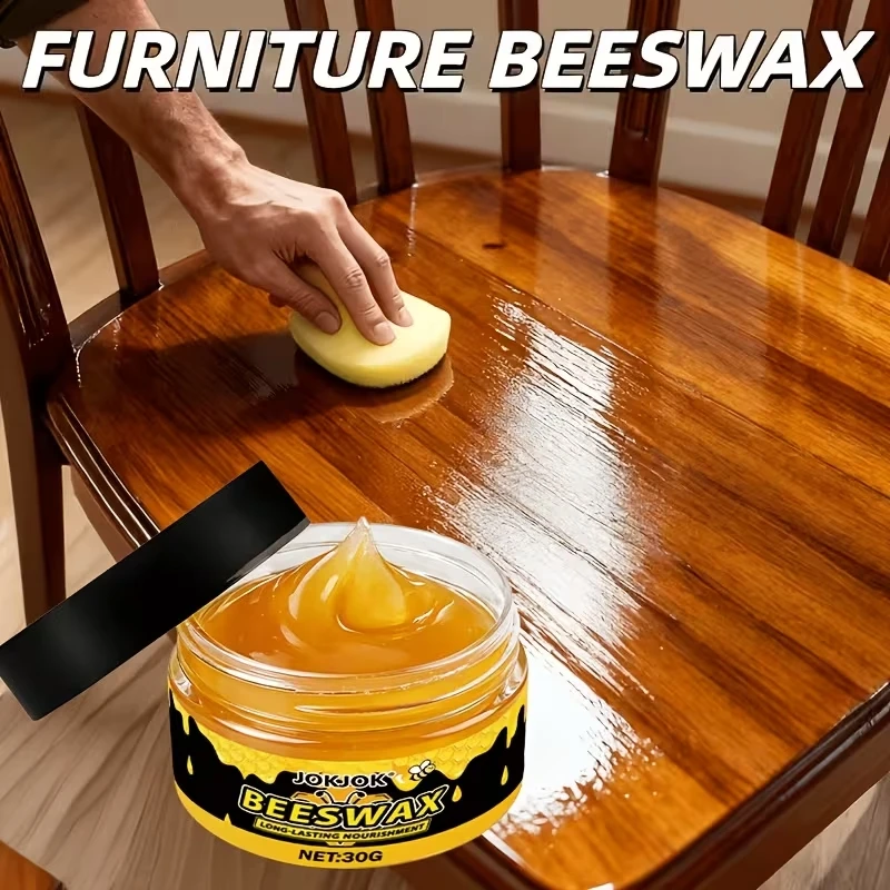 Beeswax Furniture Polish Effectively Enhances the Luster of Wooden Furniture, Combines Waterproofing and Anti-Cracking Functions