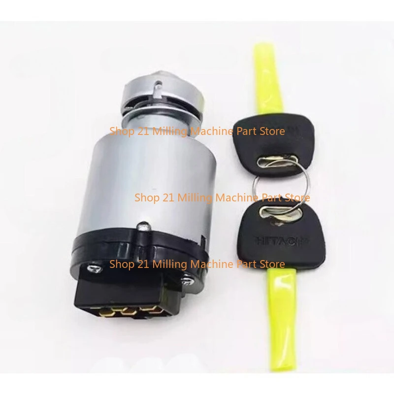 

1 Set Ignition Start Switch + 2 Key Fit For Hitachi 60 EX200-2-3-5 Excavator