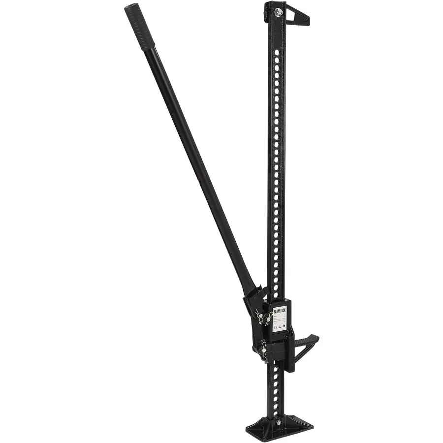 Gato de elevación alto de utilidad todoterreno con trinquete de 60 pulgadas con capacidad de 3 T 6600 LB para tractor, camión, coche, jeep, ideal para granja y exteriores