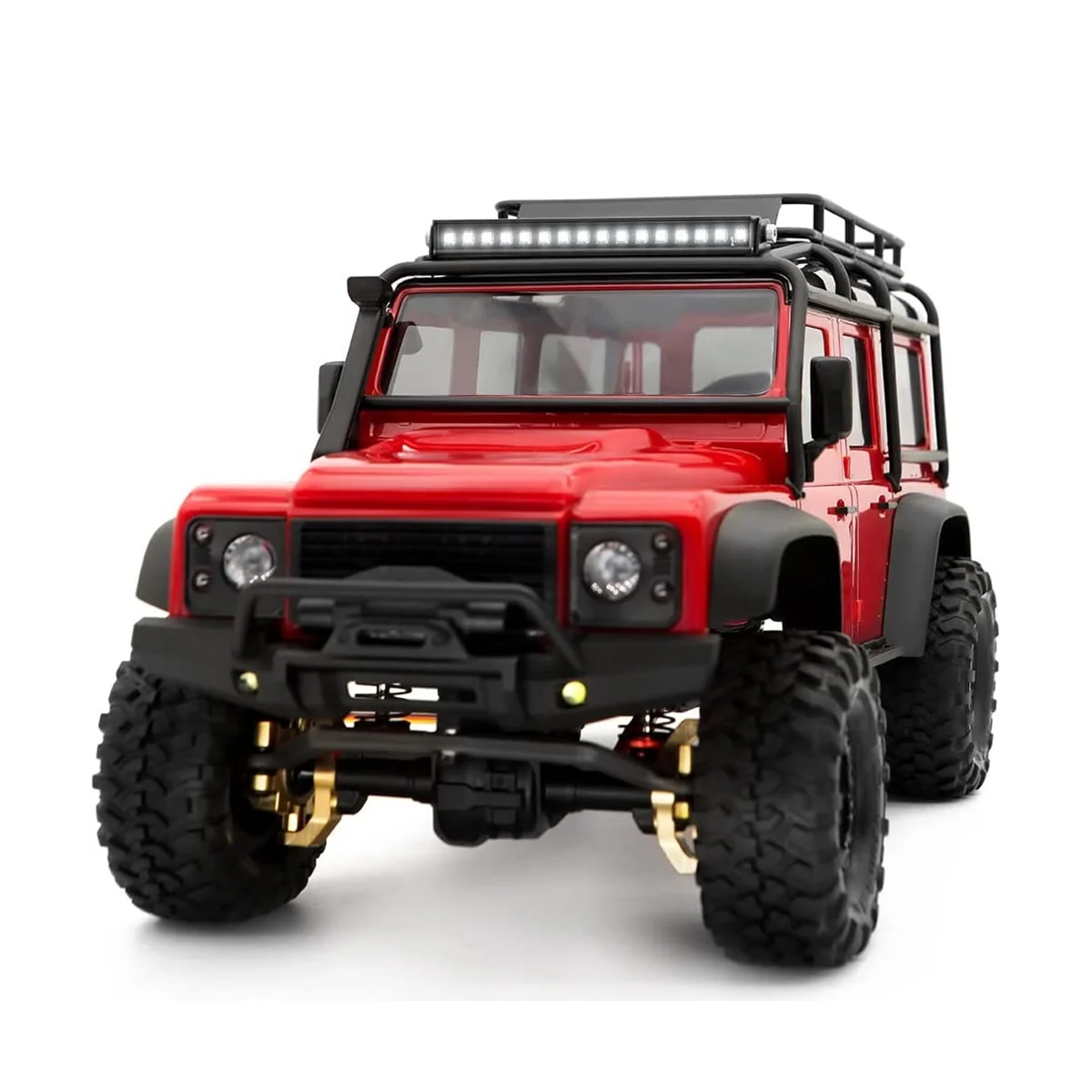 TRX4M TRX4-M 1/18 RC 크롤러 차량용 지붕 램프, 금속 16 LED, 8 가지 모드, 지붕 라이트 바, 업그레이드 부품