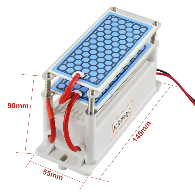 Atwfs Luchtreiniger Voor Thuis Oozone Generator 220V Ozonator Reiniger O3 Ozono Deodorizer Sterilisator 60G/10 G/u