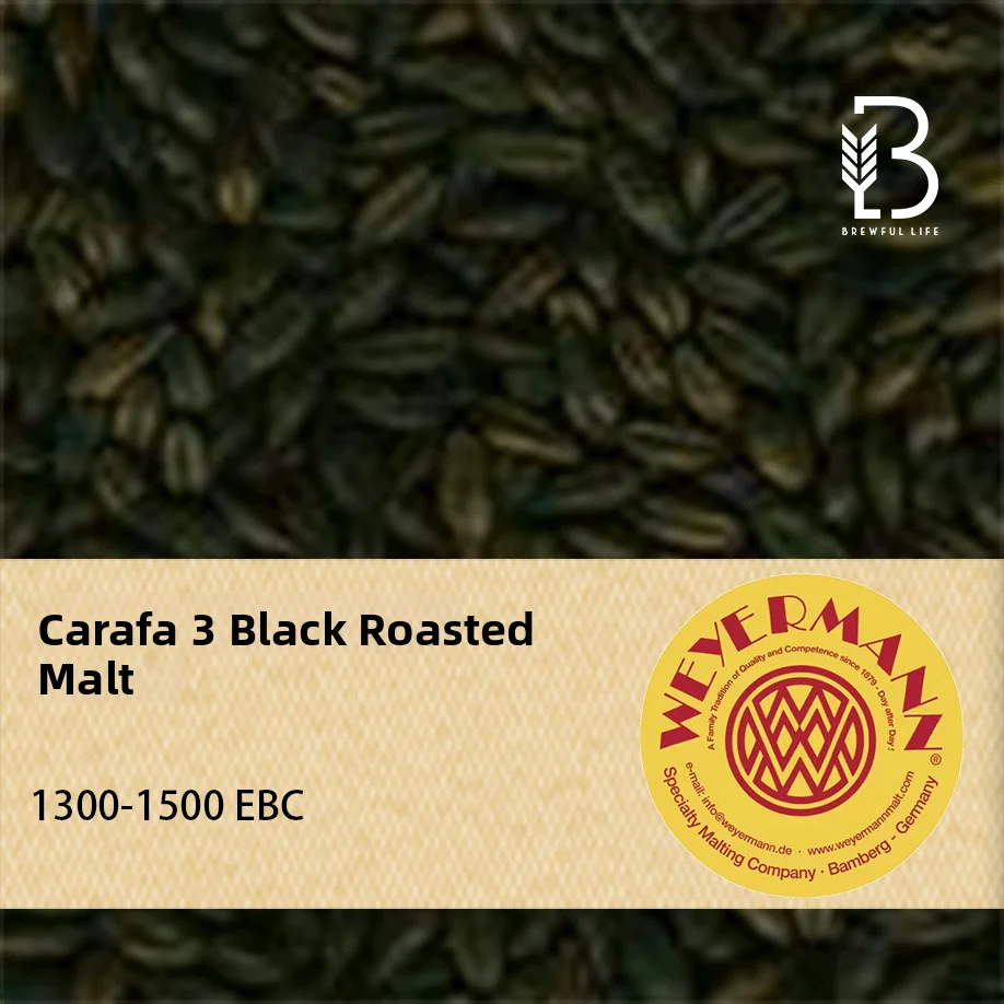 Cebada Malteada Bla Cara 2 3 para Elaboración Casera de Cerveza, Sabor Original Vierman Fraant, Suministros para Elaboración de Cerveza, Utensilios para Restaurantes