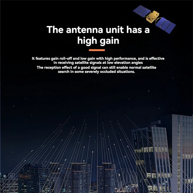AA08-AN-105 GNSS Helix Antenna High Precision Four-Arm Helical Support GPS/GLONASS Beidou/Galileo For UAV/UGV