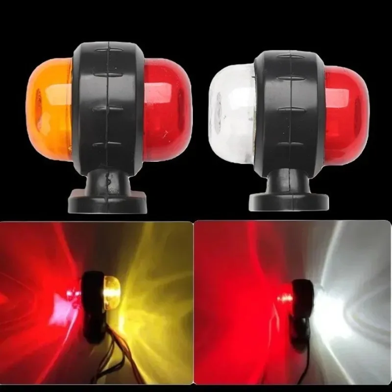 2PCS Truck Side Light Width Light Dual Color Universal for Truck Warning Light Safety Light Indicator Lamp Car Signal LED News
