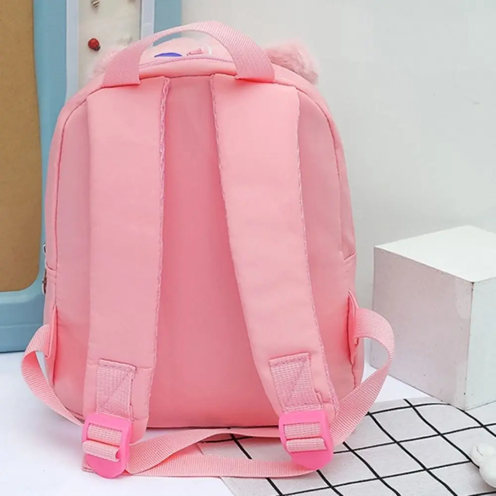 Simple Portable Cartoon Doll Backpack Cute Lightweight Doll Schoolbags Dismantle Polyester Shoulder Bag Girl