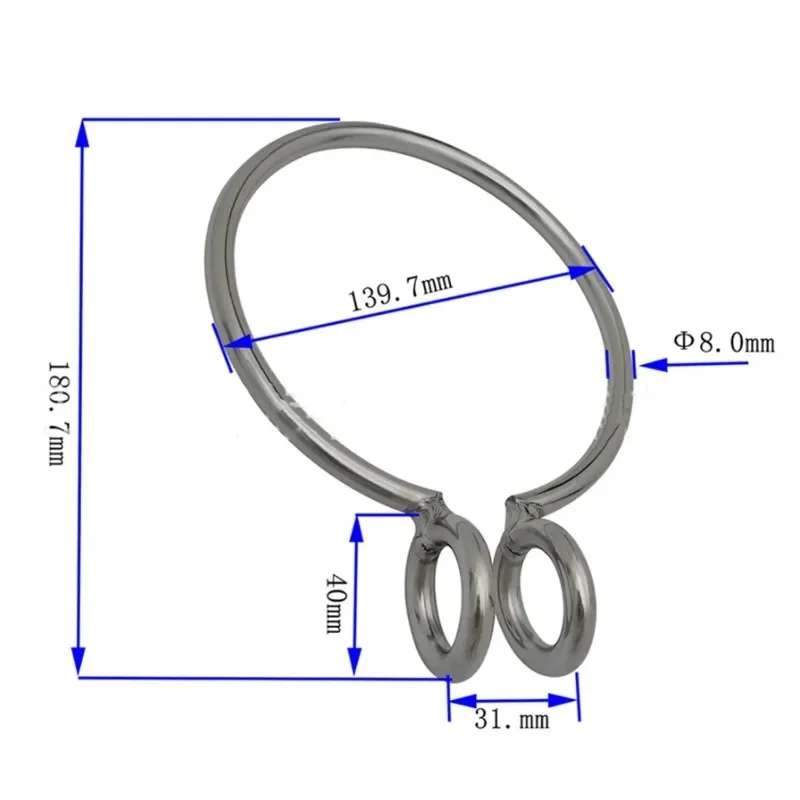 Anchor Retrieval System Ring with 6mm/8mm Wire Marine Grade , Suitable For Most Ships and Yachts Outdoors High Performance