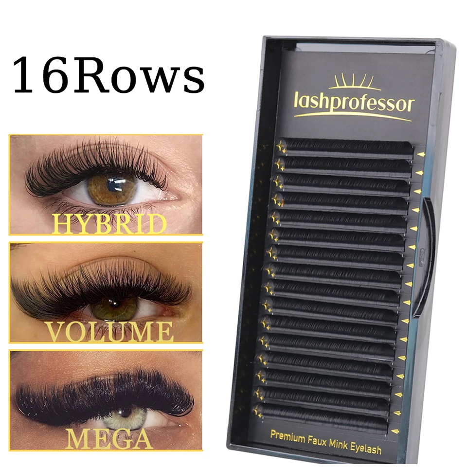 

Premium Quaility Classic Individual Eyelashes Faux Mink False Eyelash Extension 6-20mm Soft Lashes Professional Makeup Lashes