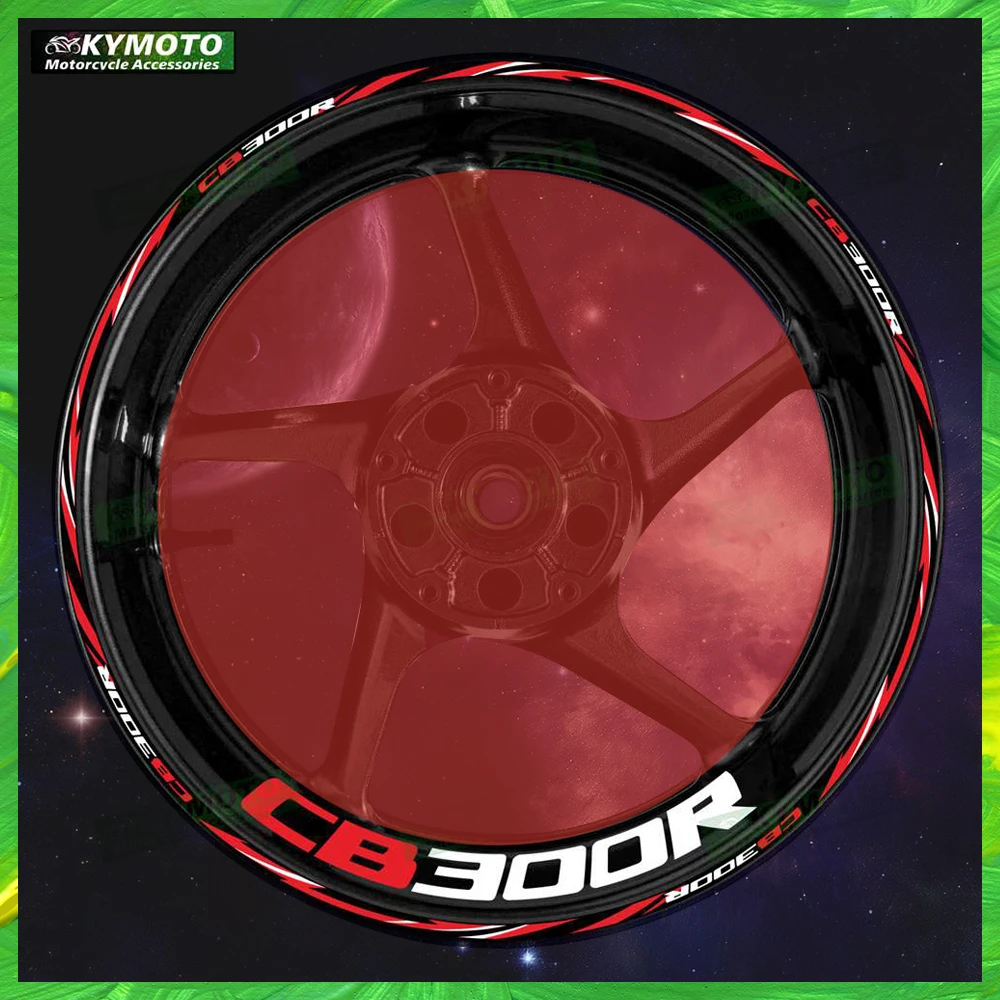 

For Honda CB300R CB 300R motorcycle front and rear wheel 17 inch sticker wheel stripe fairing accessories reflective stickers