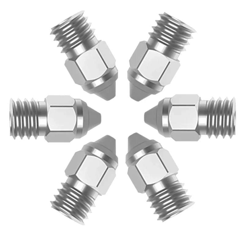 -A94Z 3D Printer Parts MK- Nozzle Accessory 0.25/0.4/0.6/0.8Mm 5PCS/Set For Ender-3 Series 3D Printer