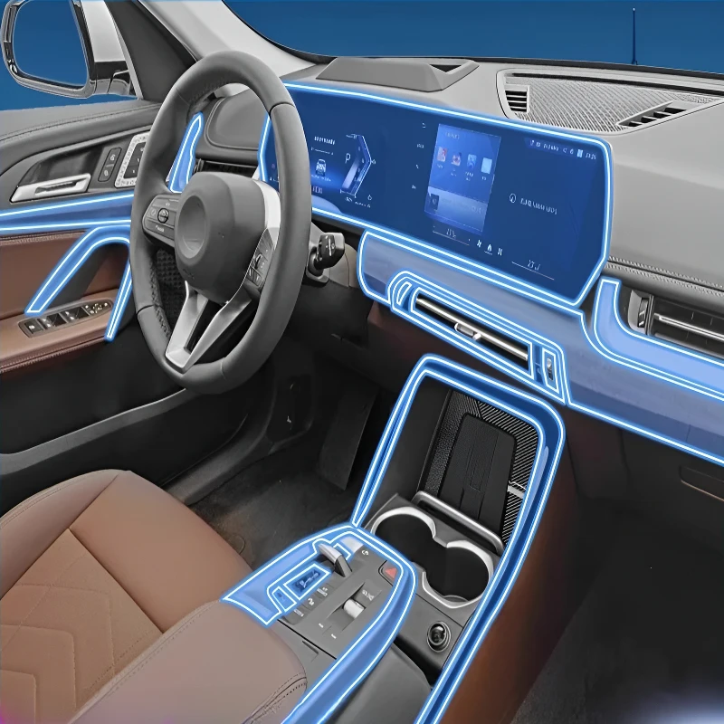 

FOR BMW X1 IX1 2023-2024 Interior Dashboard Multimedia Navigation Transparent Anti-Scratch Protection Film Modification FOR