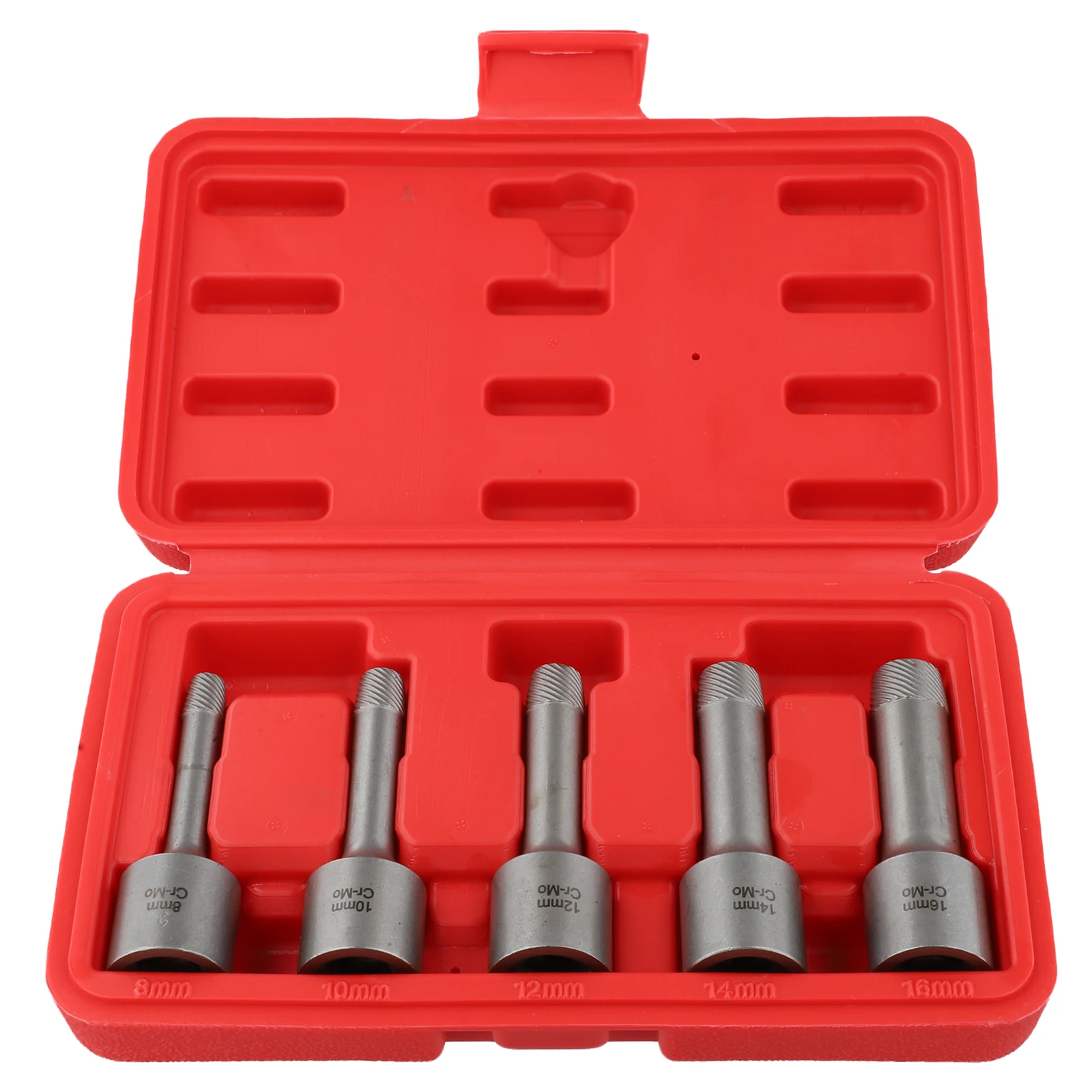 Socket Adapter Damaged Screw Extractor Set for Broken Bolt Removal Compatible with 1/2 Inch Electric Wrenches Includes 5 Sizes