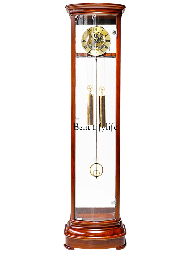 European-Style Floor Vertical Clock Mechanical Retro Affordable Luxury Modern Minimalist the Grandfather Clock