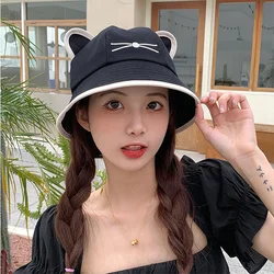 New Cartoon Frog Bucket Hat Panama Fishing Cap Cute Froggy Hat Homme Femme Bob Chapeau Outdoor Sun Fisherman Hat