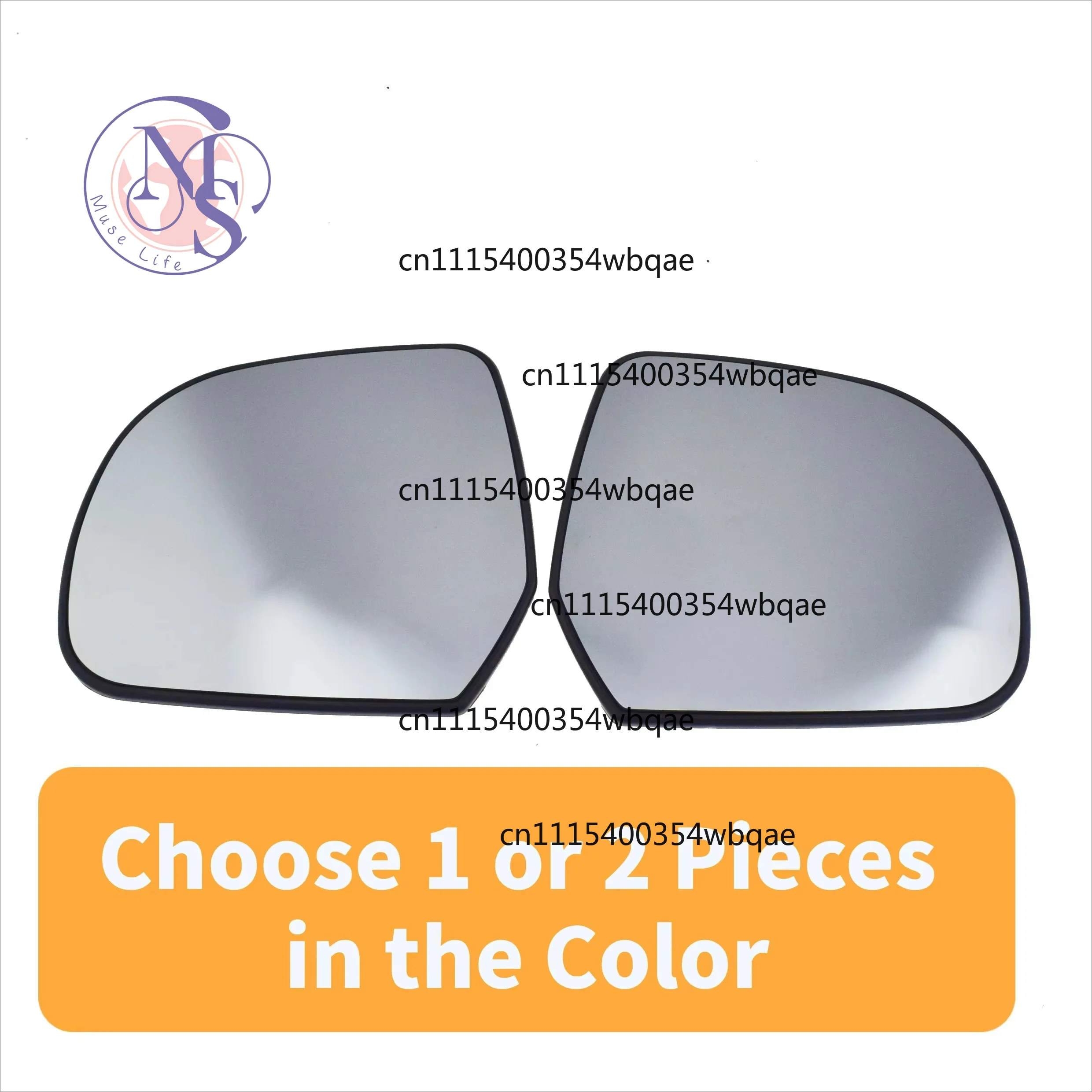ZOCI- Heated Rear View Mirror Glass Left Right for Micra K12 K13 2010-2017 March Almera K13 N17 Leaf Versa 1.6L
