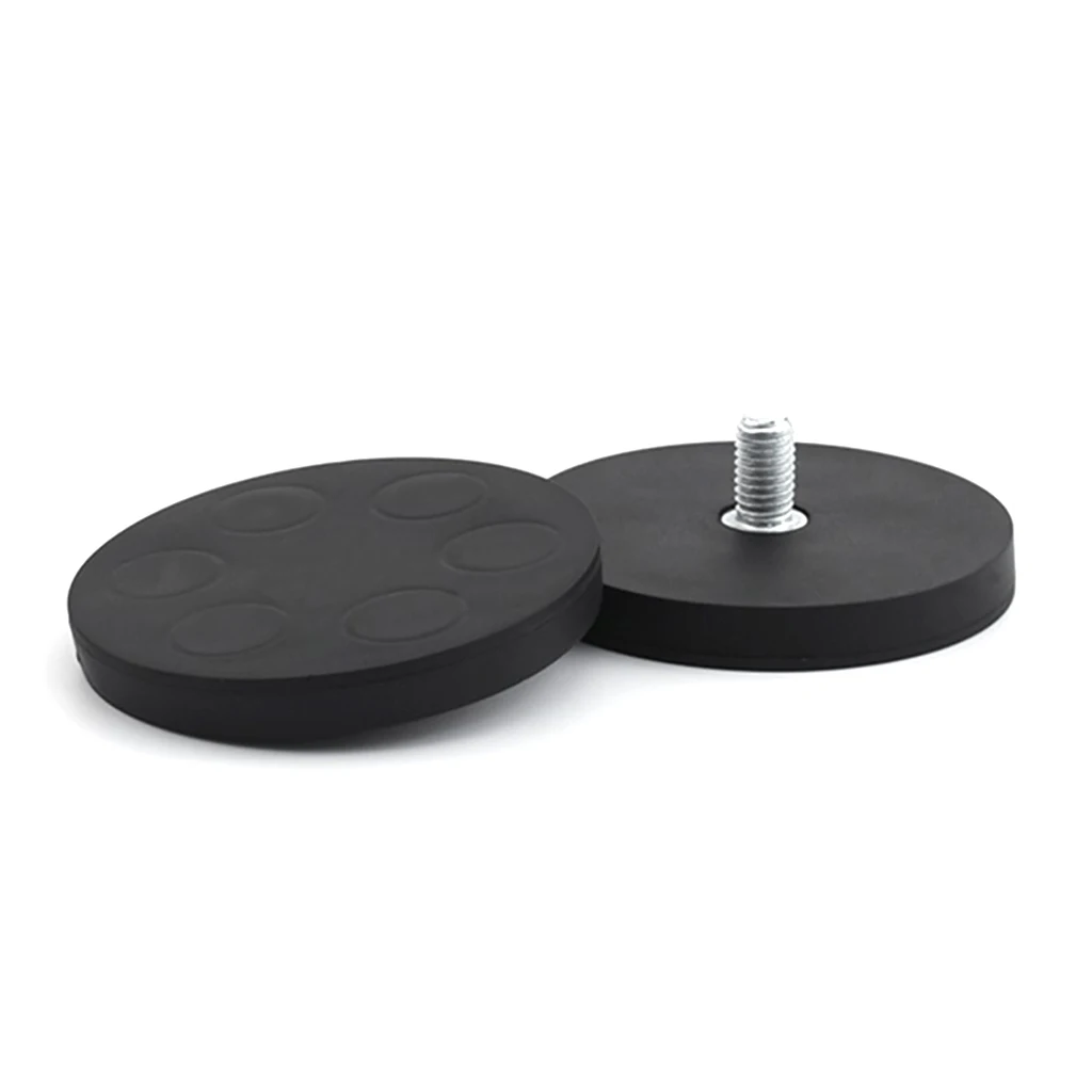 M4 M5 M6 Magnetische Basis Halter D31mm Runde Gummi Beschichtet Magnet Mini für Kamera Auto Dach Scheinwerfer Licht Bar Halterung sucker Mount – Detail 2