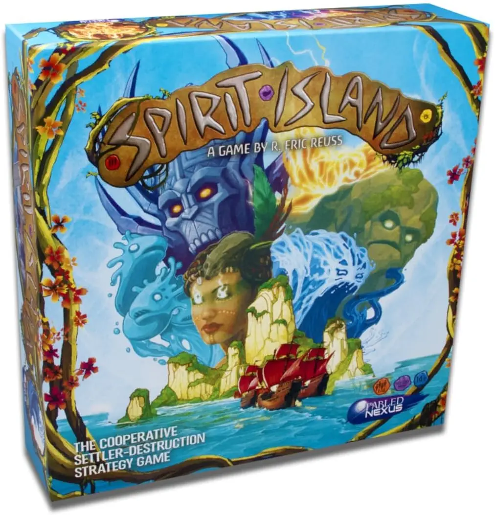 

Than Games Spirit Island: Base Game Cooperative Strategy Board Game 1 to 4 Players 90+ Minutes | Ages 14+