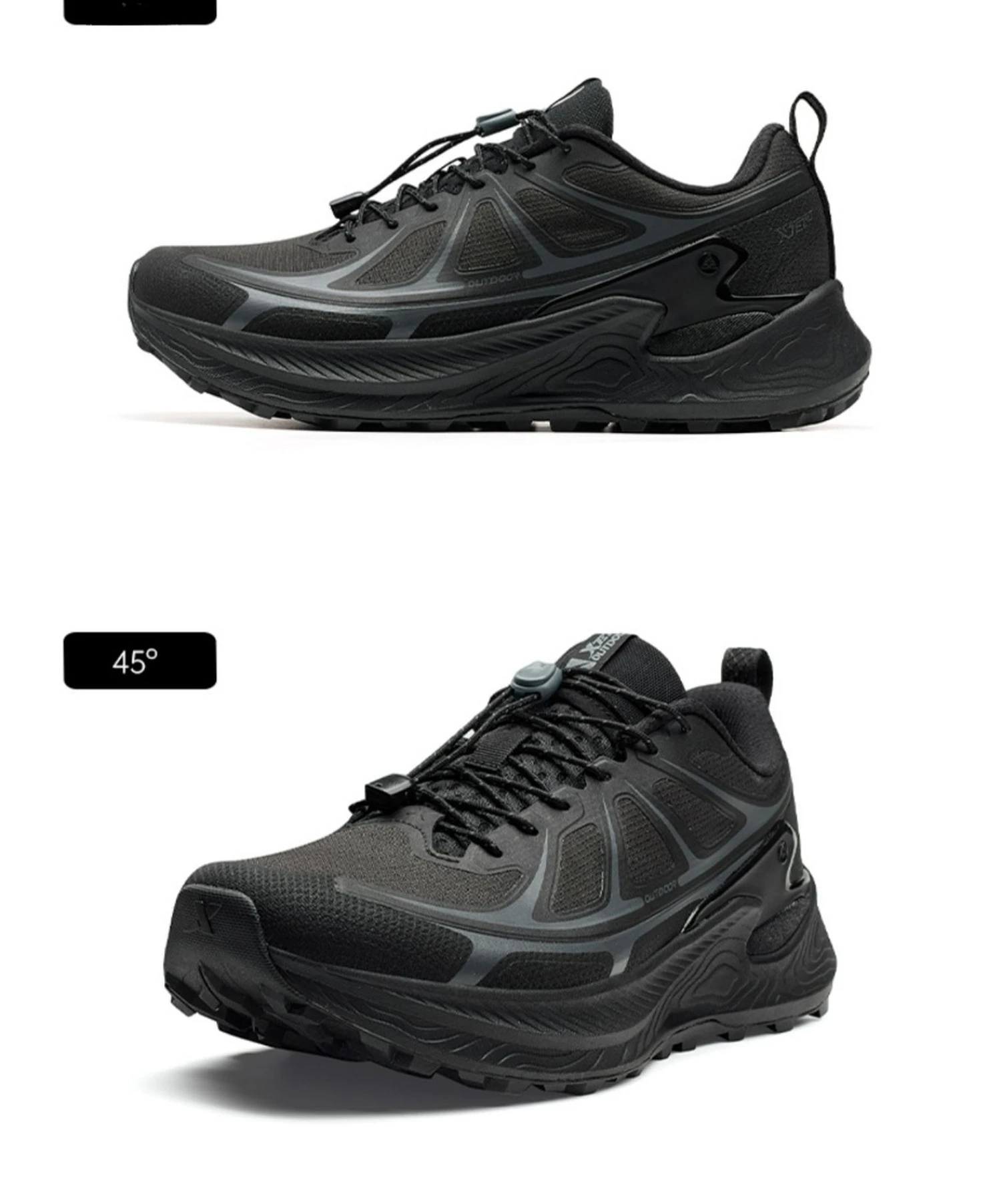 Xtep Chase Mountain Herren-Wanderschuhe, Sommer, rutschfest, stoßdämpfend, leicht, Outdoor-Sneaker 875319170005 – Detail 38
