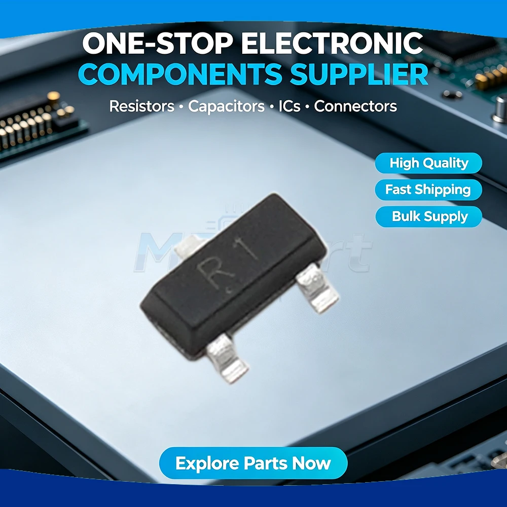 100pieces R1 MOSFET P-channel Withstand Voltage-30V Current-4.2A Field-effect Transistor SMD SOT-23 CJ3401