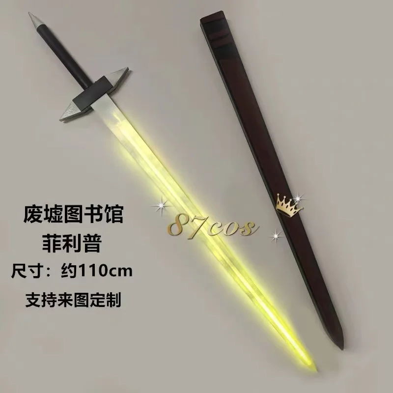 Philip Cos Luminous Sword Weapons Anime Library of Ruina Cosplay Prop Halloween Christmas Fancy Party Costume Accessories
