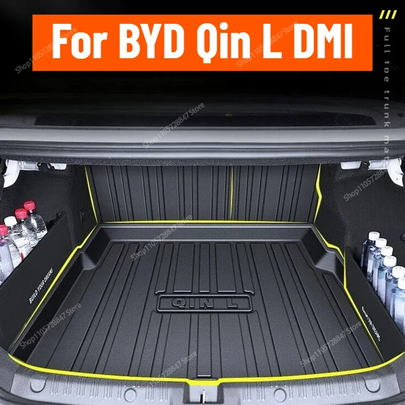 For BYD Qin L DMI 2025 TPE Trunk Mat Waterproof Cargo Liner Boot Tray Car Interior Modification Accessories