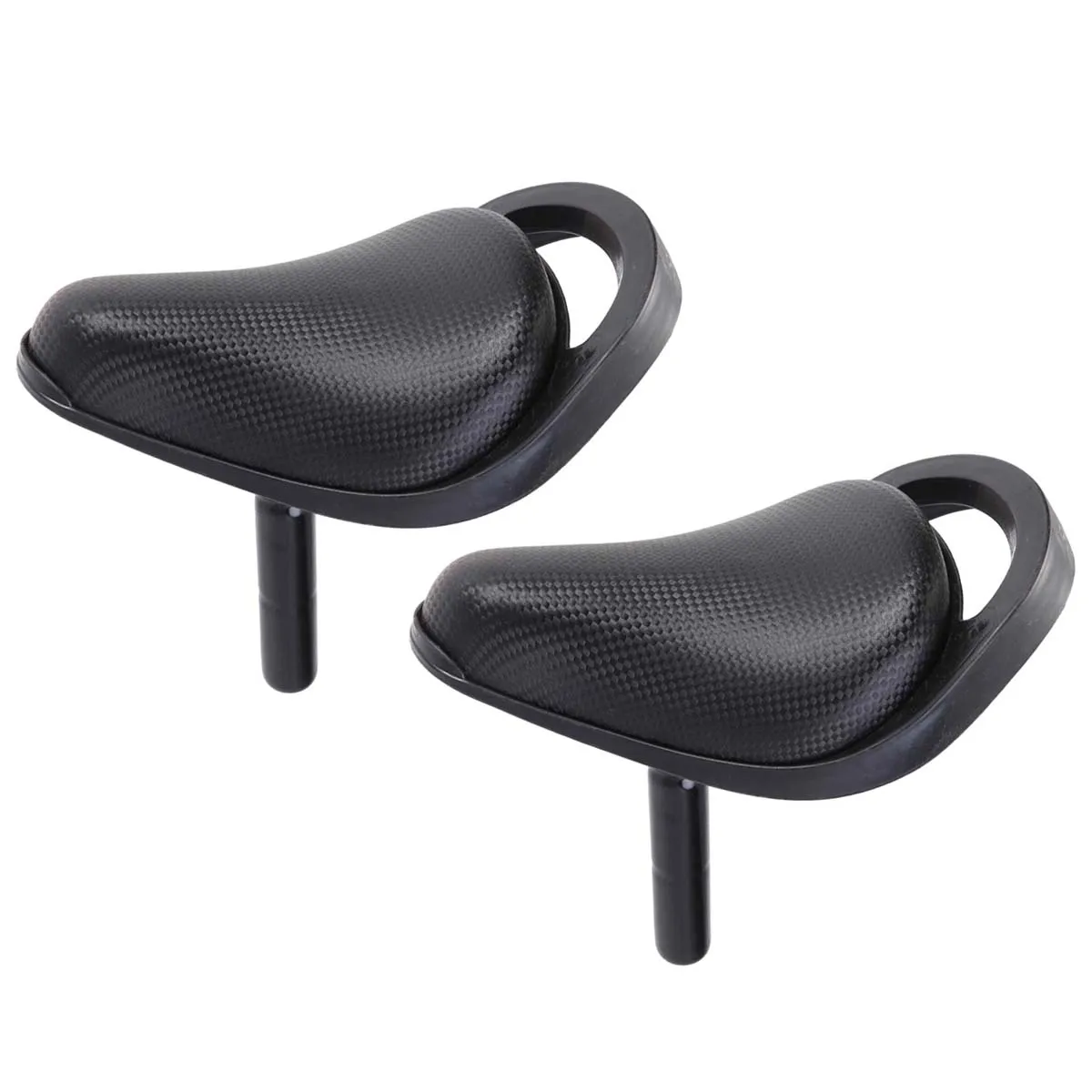 

2 Pcs Bike Attachments Front Seat Small Universal Replacement Black Accessories Cushioned Miss