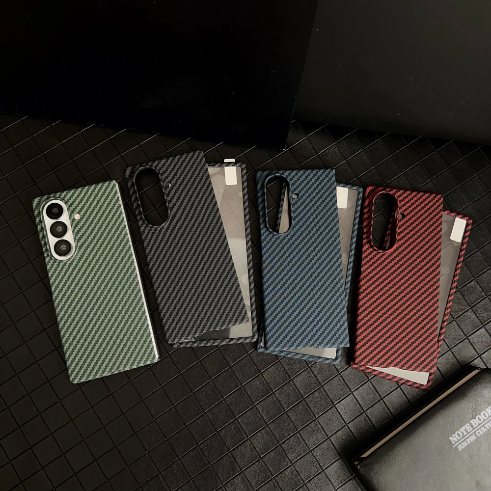 Aramid Fiber Pattern for Magsafe Case for Samsung Galaxy Z Fold 7 6 5 4 3 Fold7 Fold6 Kevlar Pattern Magnetic Cover YYC003 - Image 2